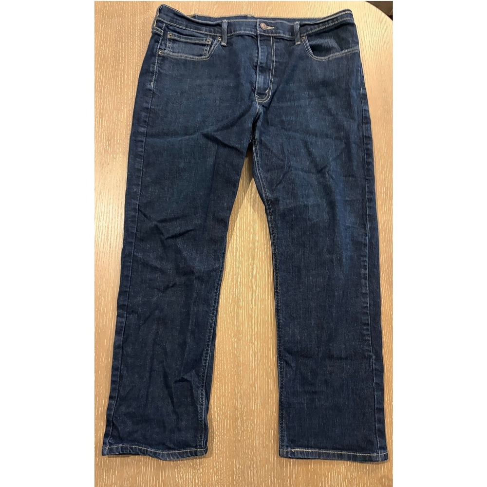 Levi's 541 Stretch Denim Athletic Taper Fit Jeans 36x28 Dark Wash